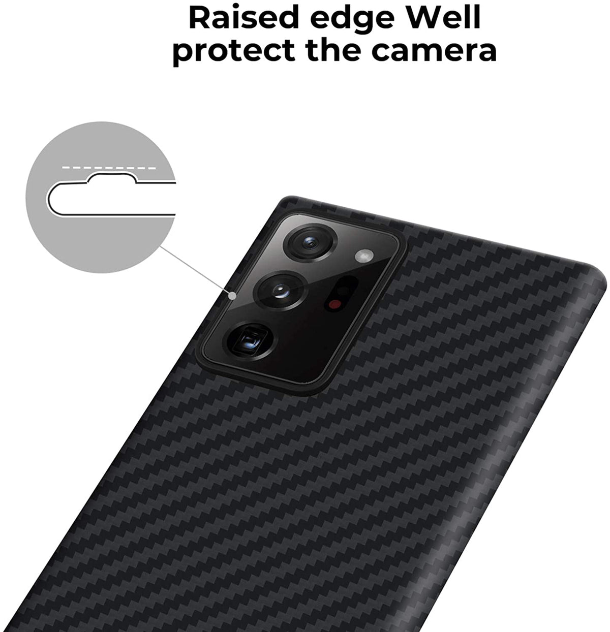 Pitaka Magez Case For Samsung Galaxy Note 20 Ultra - Karbon - Black/Grey Twill