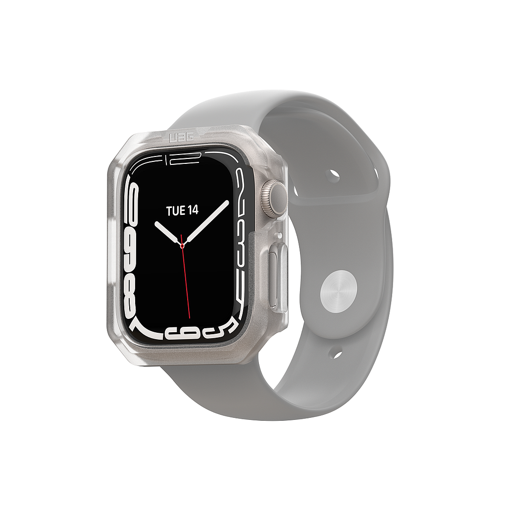 UAG Apple Watch 45Mm Series 7/8 Scout Case - (Warehouse Packed) - Frosted Ice