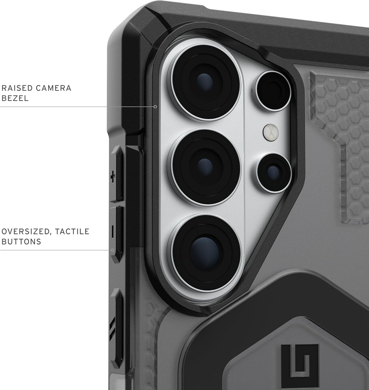 UAG Pathfinder Clear w/Magnet Case For Samsung Galaxy S26 Ultra - Ash/Black
