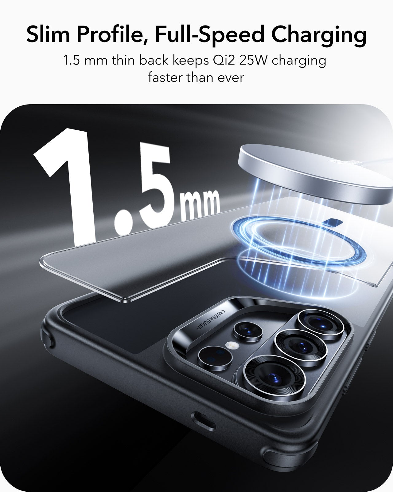 ESR Classic Hybrid Case For Samsung Galaxy S26 Ultra - Frosted Black