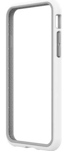 RHINOSHIELD Crash Guard Bumper Case - Apple iPhone SE/7/8 / White Accessories > Mobiles & Tablets > Mobiles > Covers &