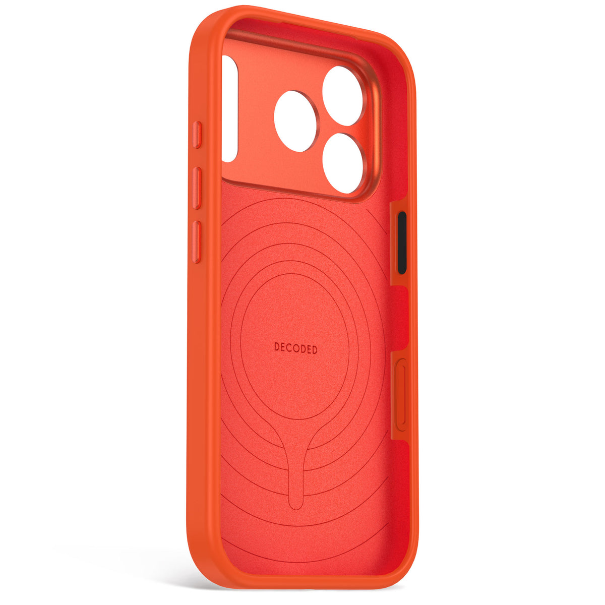 Decoded AntiMicrobial Silicone Backcover Case For Apple iPhone 18 Pro / Apple iPhone 17 Pro - Terracotta