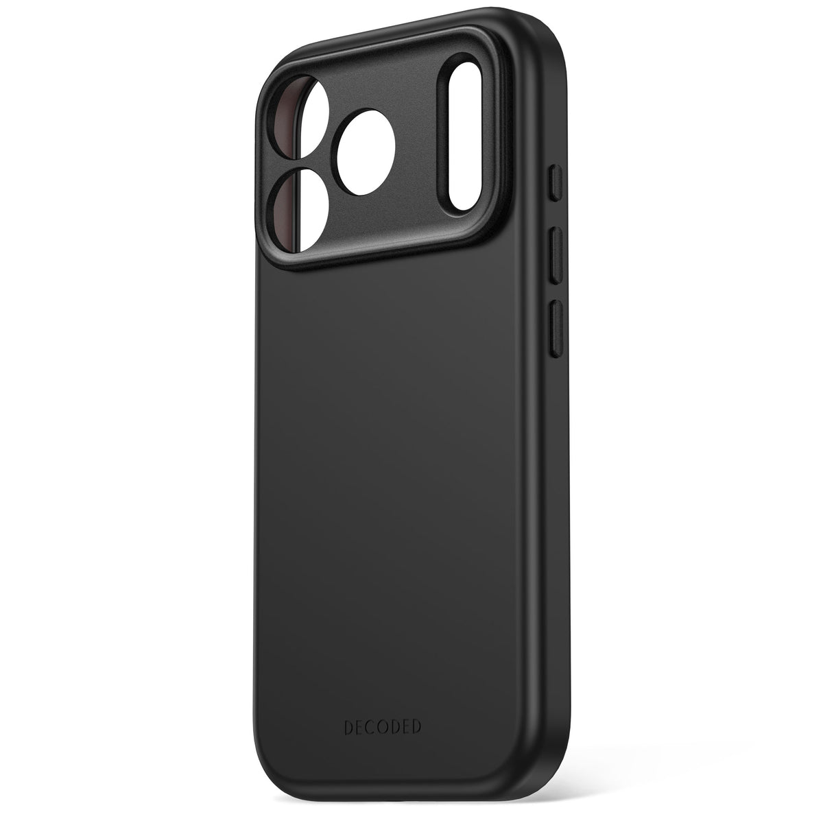Decoded AntiMicrobial Silicone Backcover Case For Apple iPhone 18Pro Max / Apple iPhone 17 Pro Max - Carbon Black