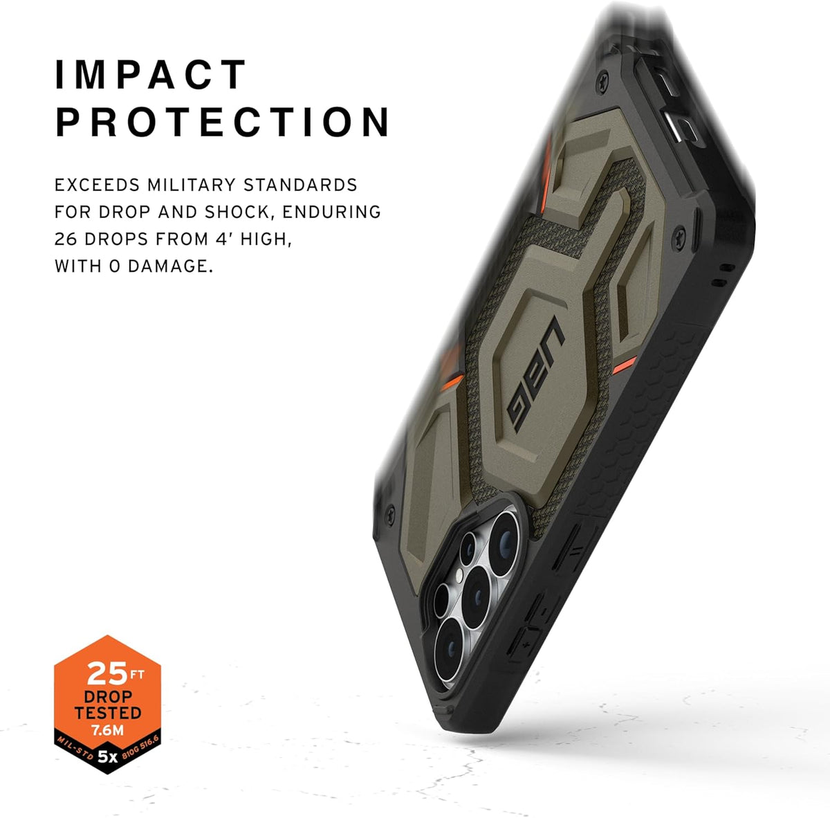 UAG Monarch Pro Kevlar w/Magnet Case For Samsung Galaxy S26 Ultra - Element Green