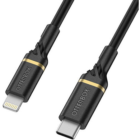 Otterbox Lightning To Usb-C Fast Charge Cable - Standard 2 Meter - Black