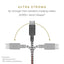 Native Union Belt Cable Type C-C 1.2M - Zebra