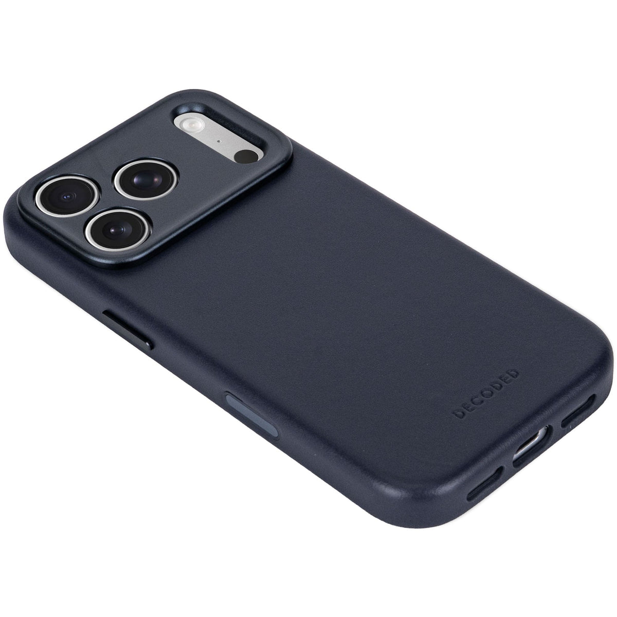 Decoded Leather Backcover Case For Apple iPhone 18 Pro Max / Apple iPhone 17 Pro Max - Midnight