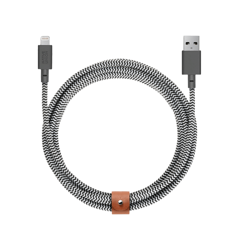 Native Union Belt Cable-Kv-Type A-C (3M)-Zebra - Zebra