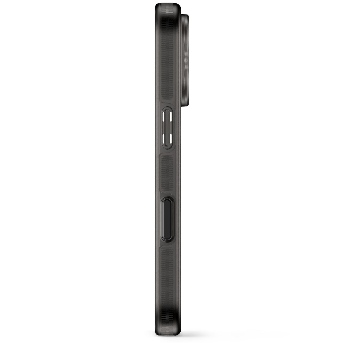 Decoded DropTec Transparent Backcover Case For iPhone 18 Pro Max / Apple iPhone 17 Pro Max - Frosted Black