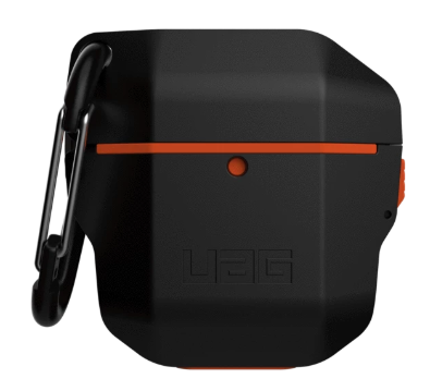 UAG Apple Airpods Hardcase Case - Black/Orange