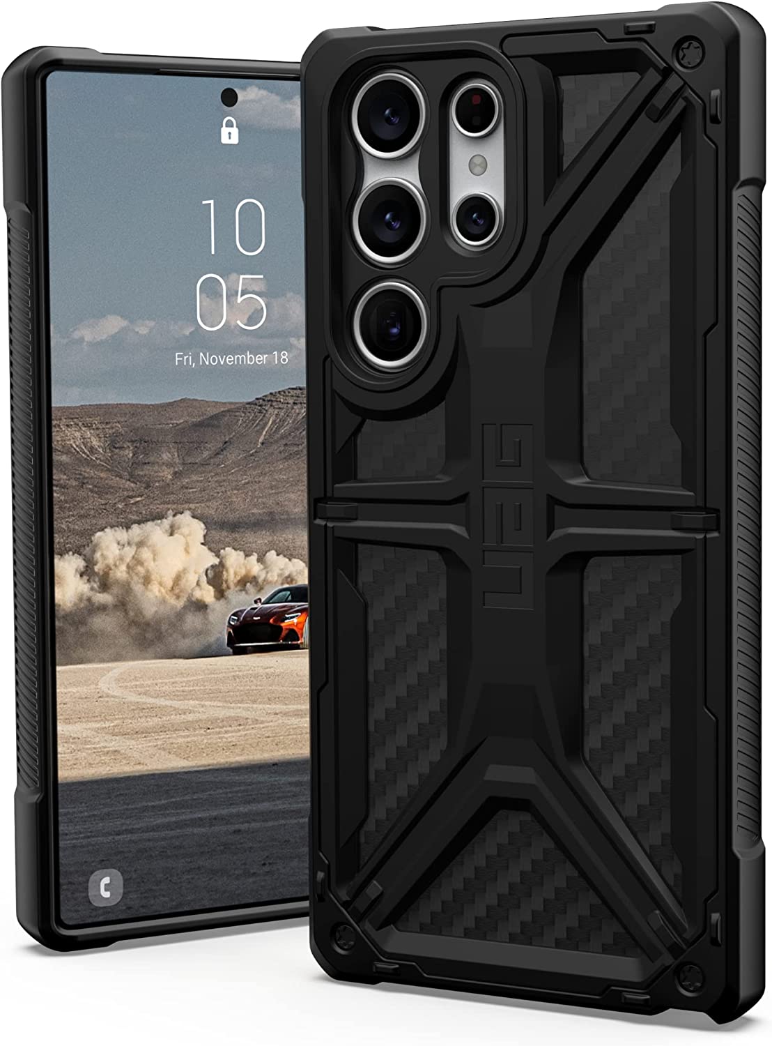 UAG Ultra Monarch Case For Samsung Galaxy S23 - Carbon Fiber