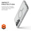 UAG Plyo Magnet Case For Samsung Galaxy S26 Ultra - Ice/Silver