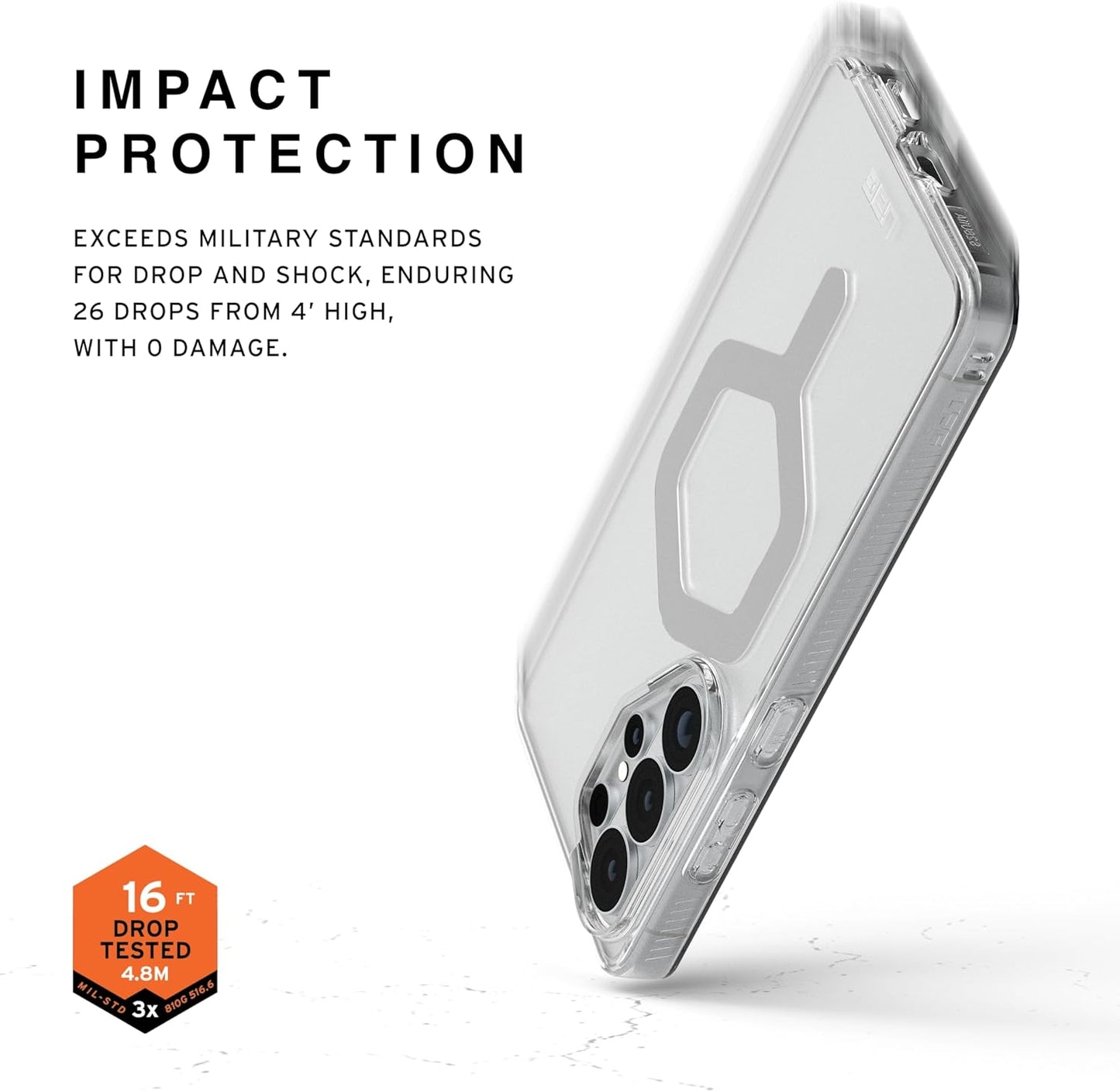 UAG Plyo Magnet Case For Samsung Galaxy S26 Ultra - Ice/Silver