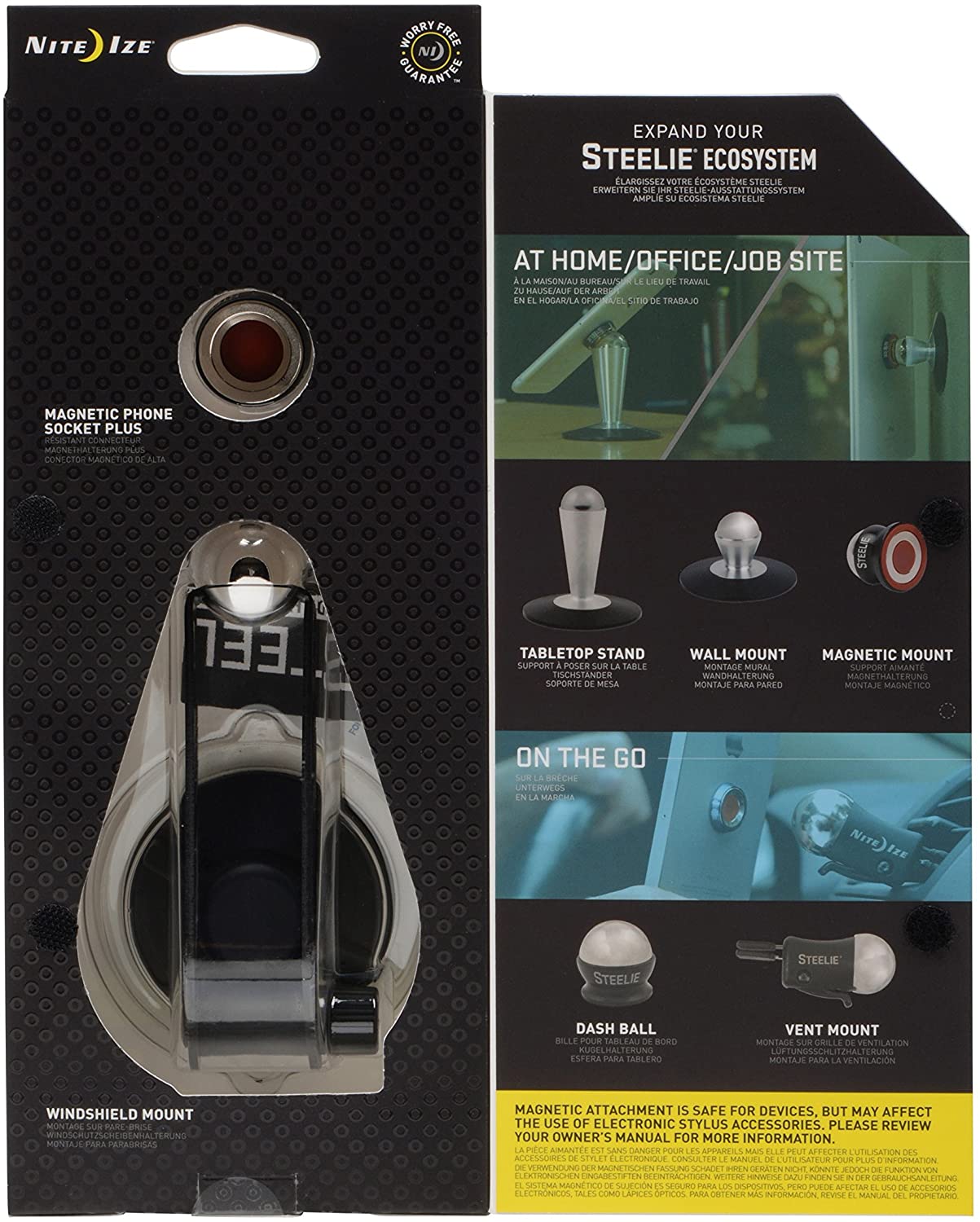 Steelie® Windshield Mount Kit - Black