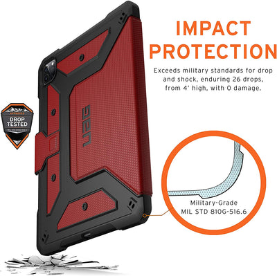UAG Ipad Pro 12.9 (3Rd/4Th Gen) 2018 & 2020 Metropolis Case - Magma