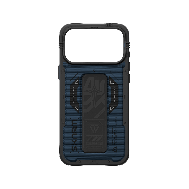 SkinArma Phantom MagSafe Case With Grip Stand for iPhone 18 Pro Max - Blue
