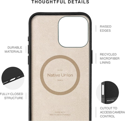 Native Union iPhone 16 Pro Max (Re) Classic Case - Black