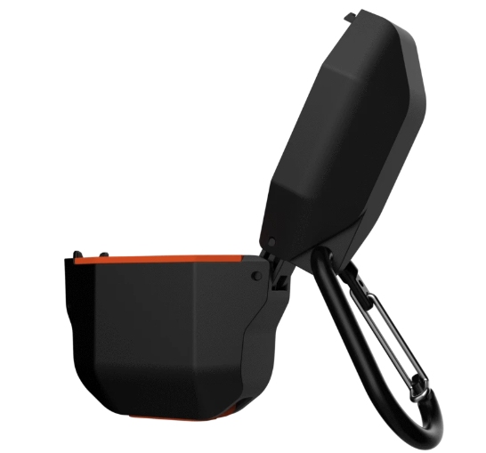UAG Apple Airpods Hardcase Case - Black/Orange