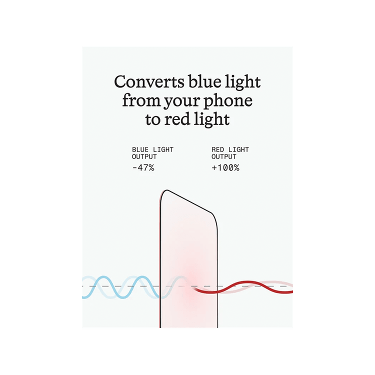 BodyGuardz Red Light Converter Glass Screen Protector for iPhone 18 Pro