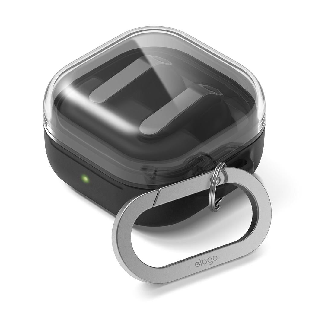 Elago Duo Hang Case - Samsung Galaxy Buds 4 / 4 Pro / Clear Black