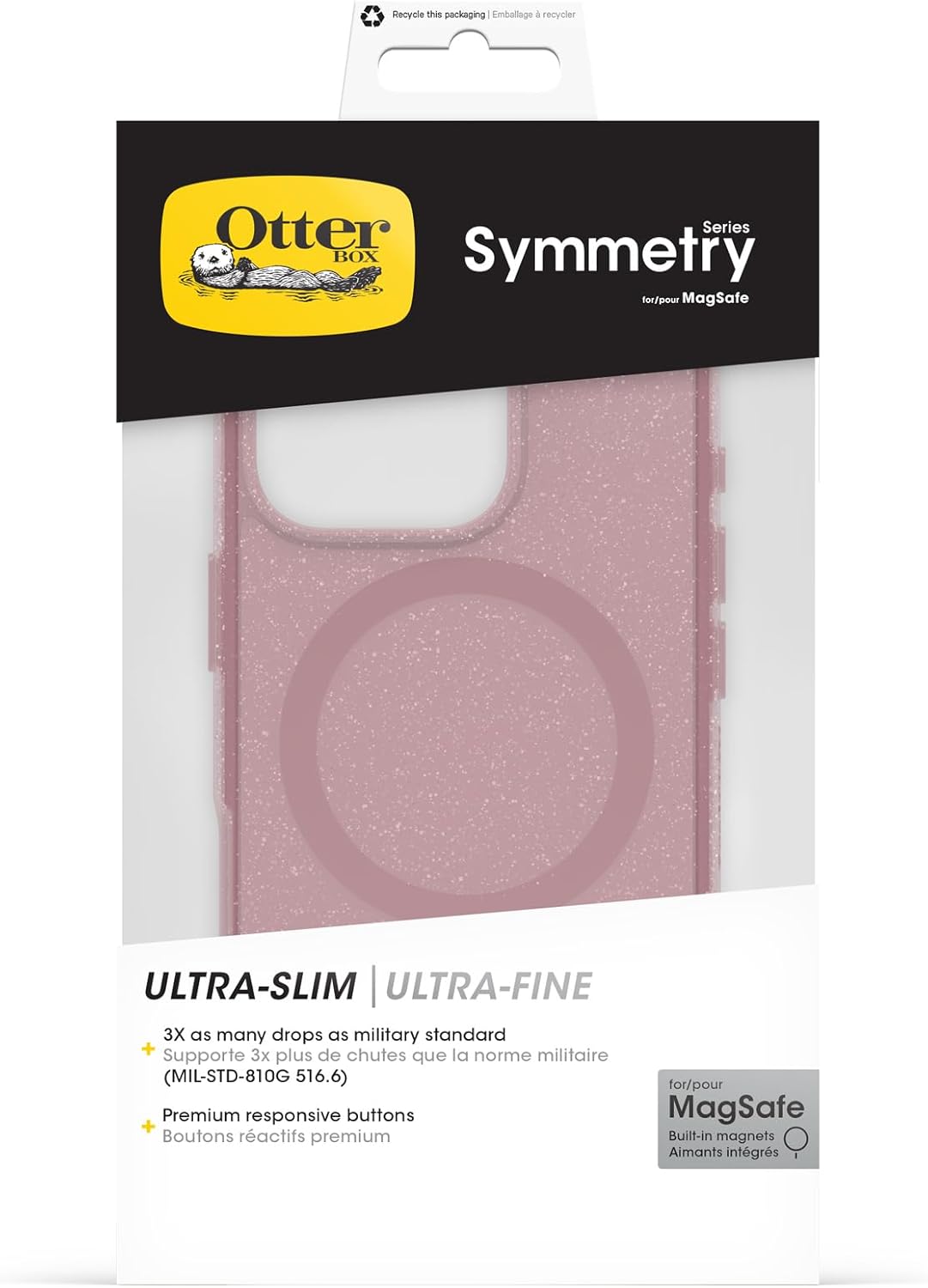 Otterbox Iphone 16 Pro Symmetry Clear Magsafe Case - Pink