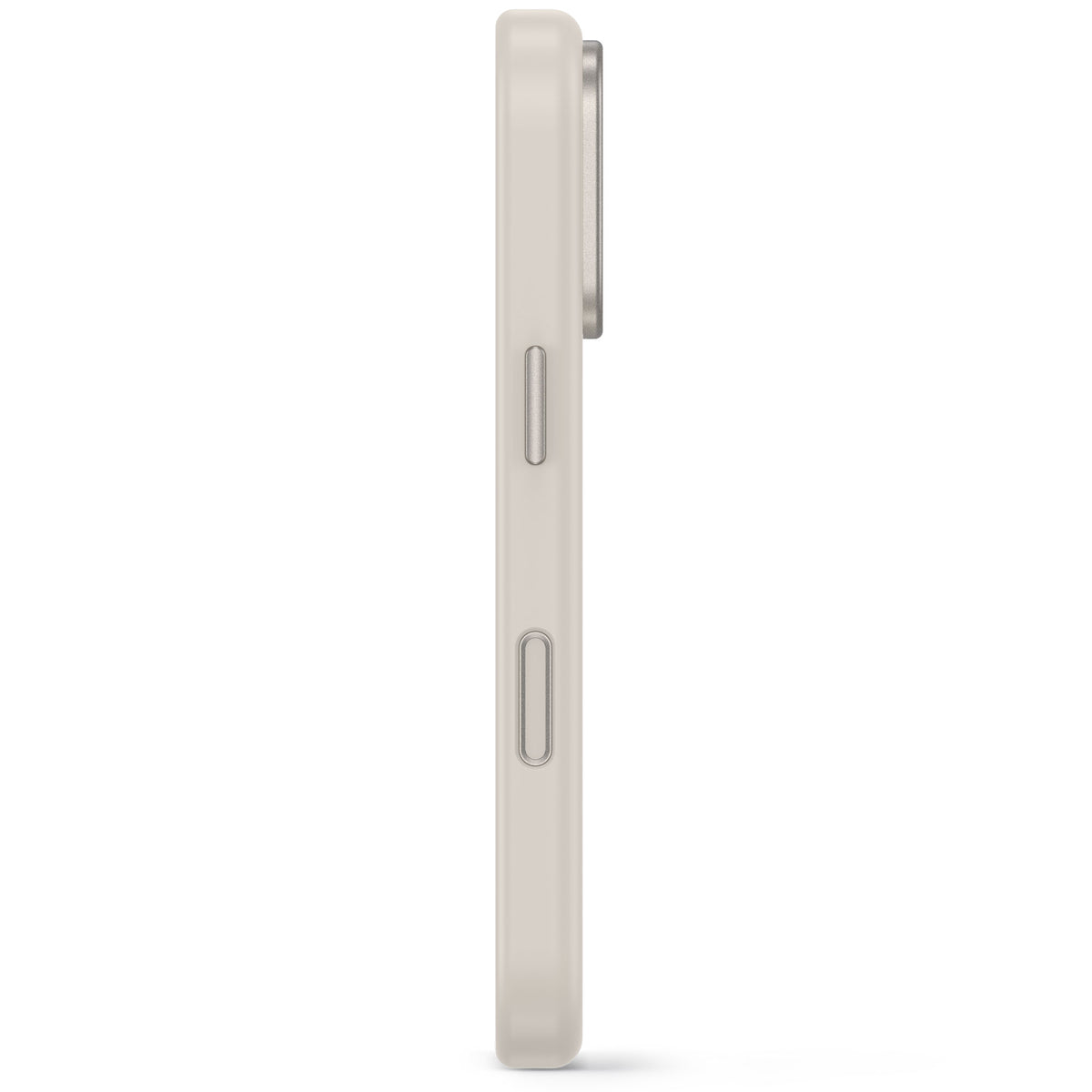 Decoded AntiMicrobial Silicone Backcover Case For Apple iPhone 18 Pro Max / Apple iPhone 17 Pro Max - Pebble Grey