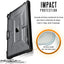UAG Ipad (9.7Screen) Plasma Case - Ice/Black