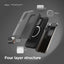 Elago Iphone 15 Pro Max Magsafe Glide Case - Dark Gray / Black