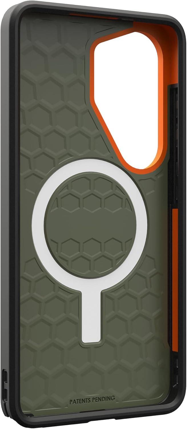 UAG Civilian With Magnet Case For Samsung Galaxy S26 Ultra - Olive Drab/Orange
