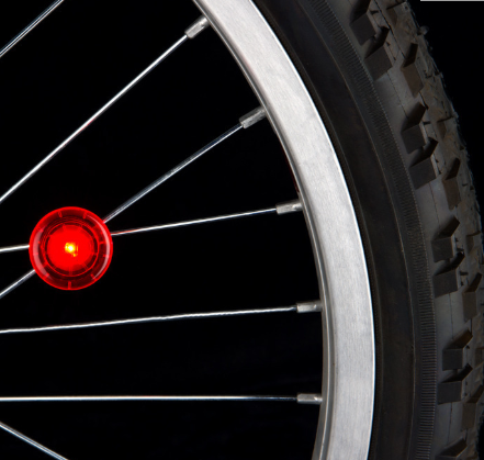 NiteIze See'Em Mini LED Spoke Bike Lights - 2 Pack - Red