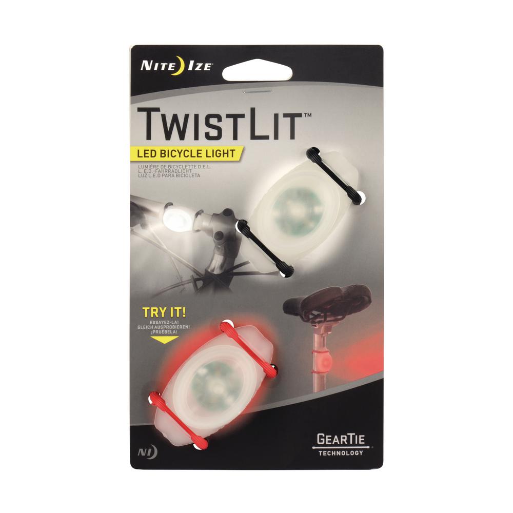 Twistlit Led Bike Light - 2 Pack - Red & White