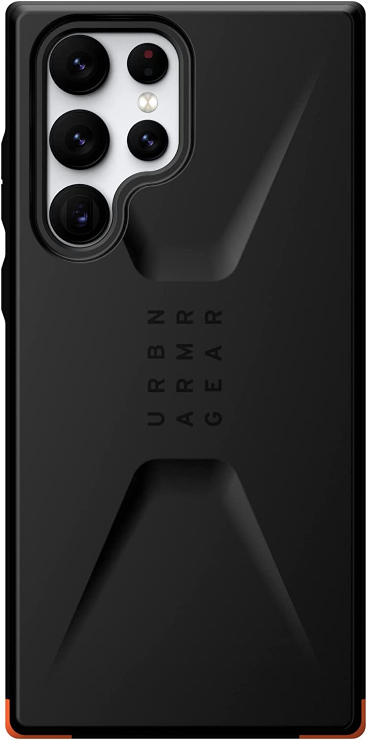 UAG Samsung Galaxy S22 Ultra Civilian Case - Black