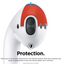 Elago Airpods 1&2 Secure Fit (2 Pairs) - Black/Red