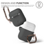 Elago Airpods 1&2 Hang Case - Dark Gray