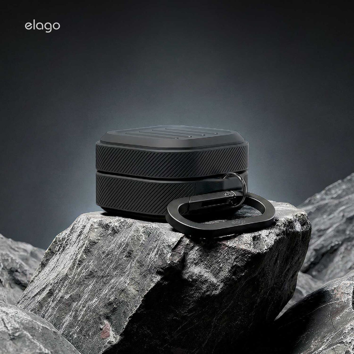 Elago Armor Hang Case - Samsung Galaxy Buds 4 / 4 Pro / Black
