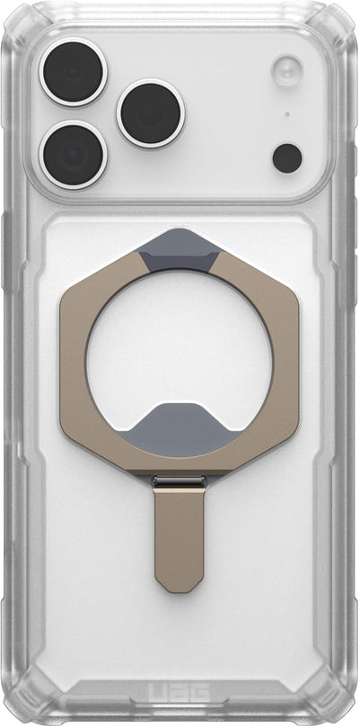 UAG iPhone 17 Pro Max Plasma Xte Magsafe Case - Clear/Titanium
