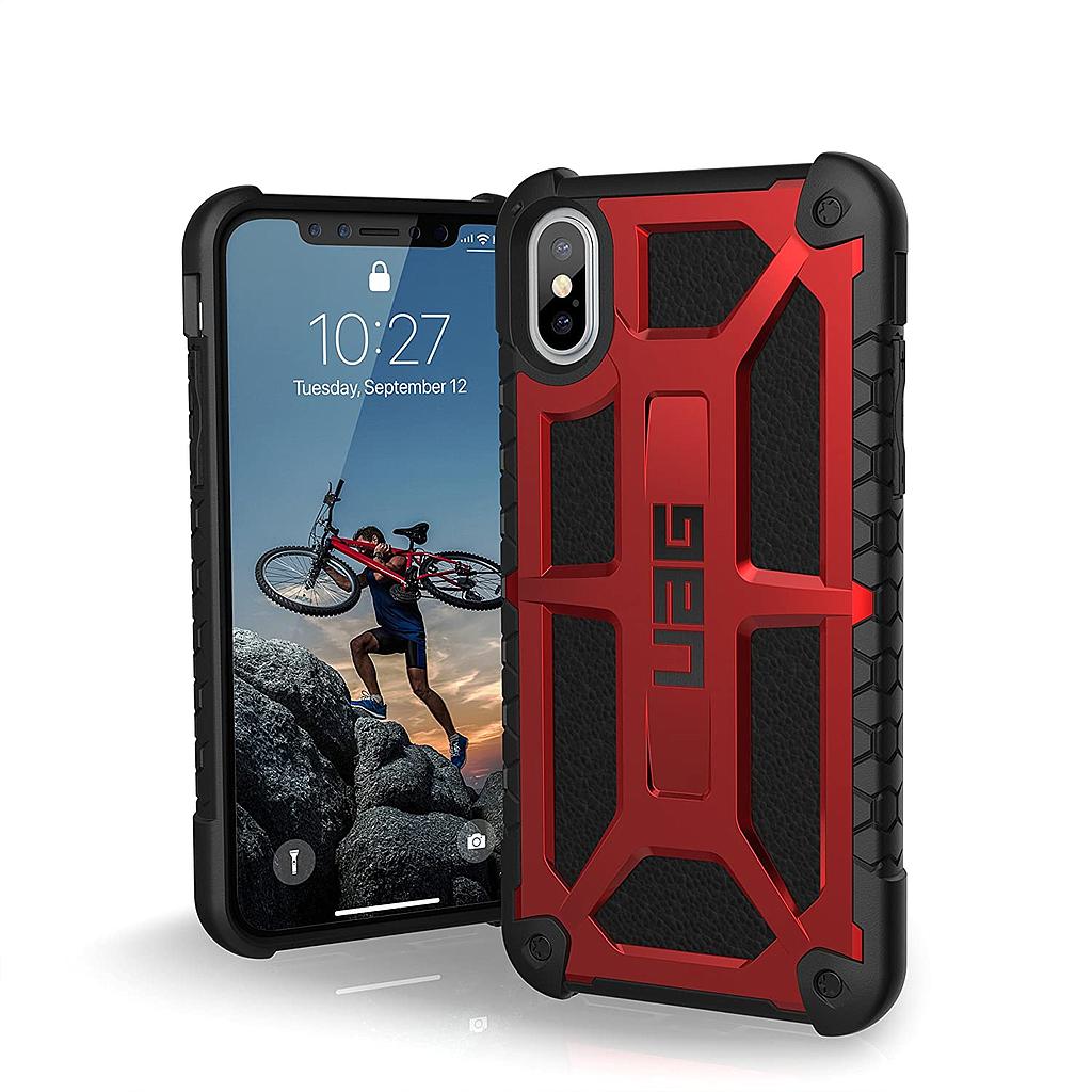UAG Monarch Case For Apple iPhone XS - Crimson