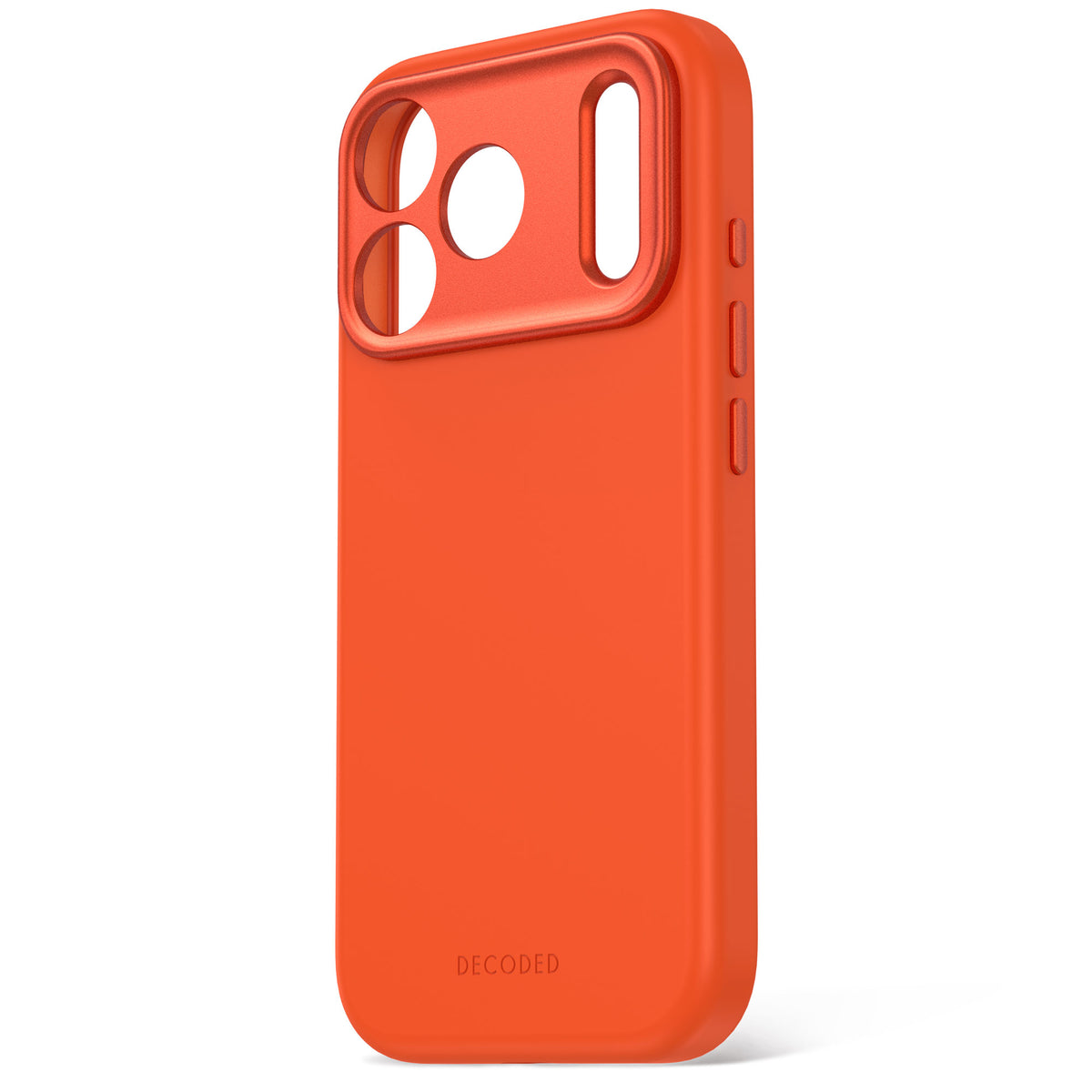 Decoded AntiMicrobial Silicone Backcover Case For Apple iPhone 18Pro Max / Apple iPhone 17 Pro Max - Terracotta
