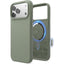 Elago Magnetic Silicone Case (Camera Control Key Included) For Apple iPhone 18 Pro Max / Apple iPhone 17 Pro Max - Khaki Green