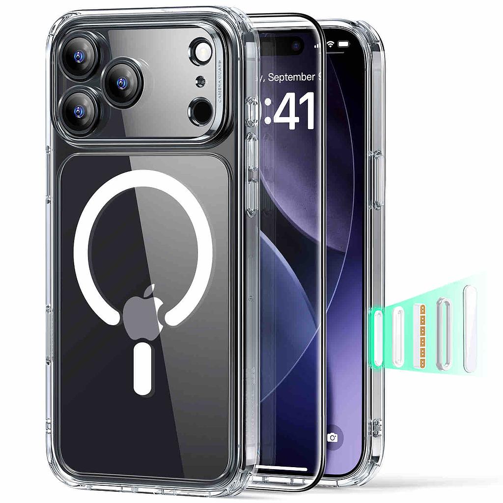 ESR iPhone 17 Pro Max Halolock Classic Hybrid (Camera Control Button)+ Screen Protector Set