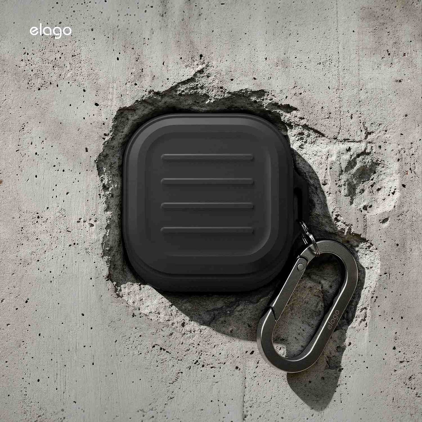 Elago Armor Hang Case - Samsung Galaxy Buds 4 / 4 Pro / Black