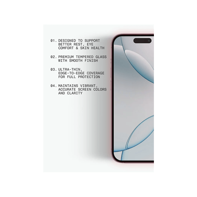 BodyGuardz Red Light Converter Glass Screen Protector for iPhone 18 Pro