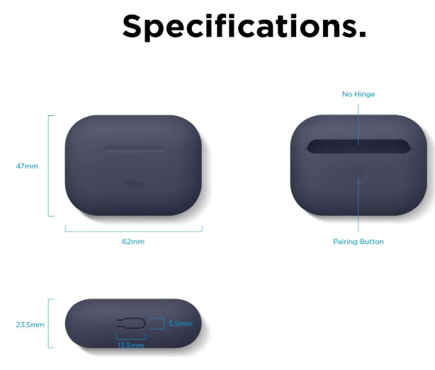 Elago Airpods Pro Slim Case - Jean Indigo
