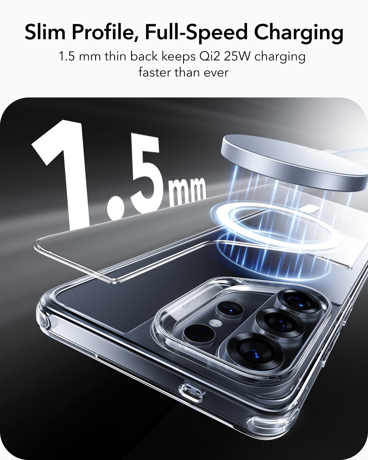 ESR Classic Hybrid Case For Samsung Galaxy S26 Ultra - Clear