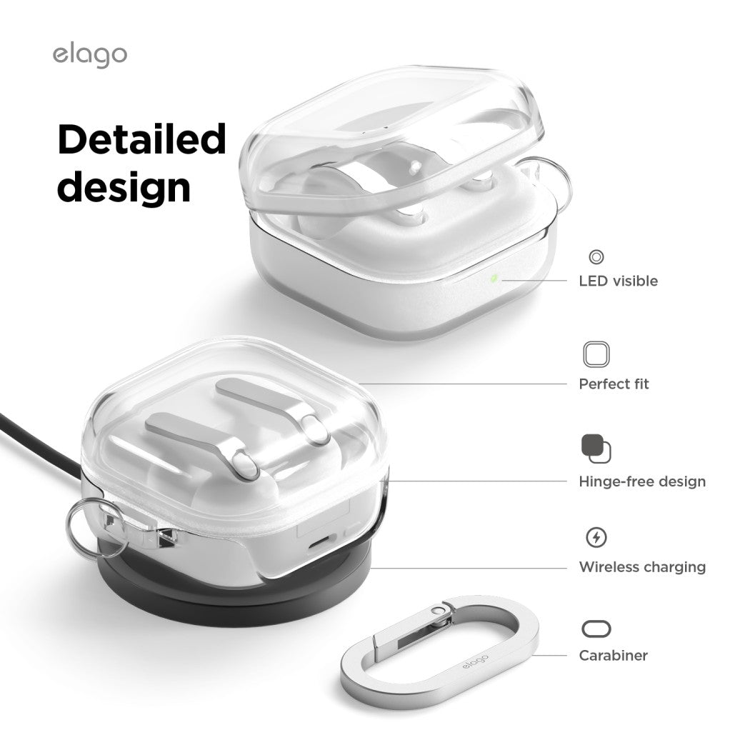 Elago Clear Hang Case - Samsung Galaxy Buds 4 / 4 Pro / Clear