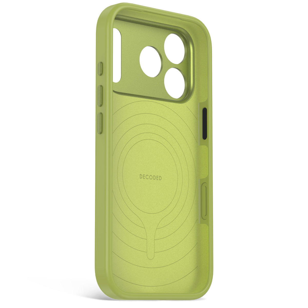 Decoded AntiMicrobial Silicone Backcover Case For Apple iPhone 18 Pro Max / Apple iPhone 17 Pro Max  - Moss Green