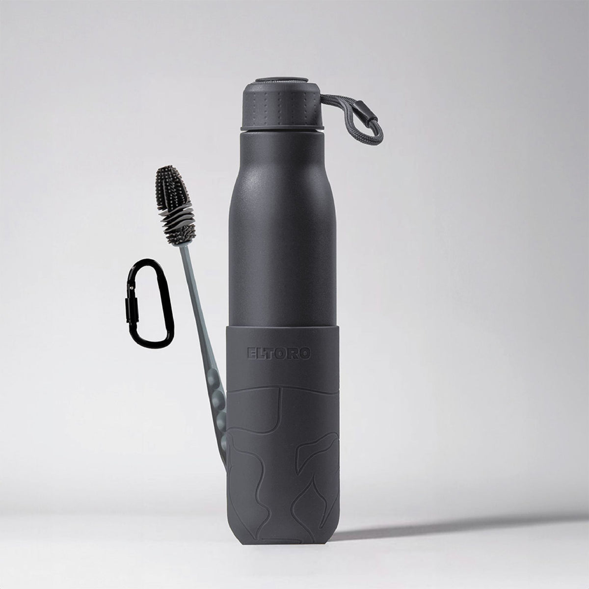 Eltoro Stainless Steel Bottle with Sleeve - 750ML / Gray