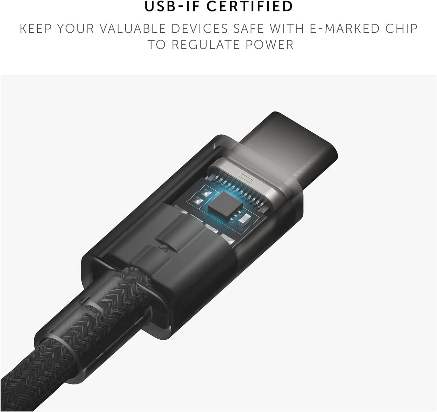 Native Union Belt Cable Pro 240W (USB-C to USB-C) - Zebra