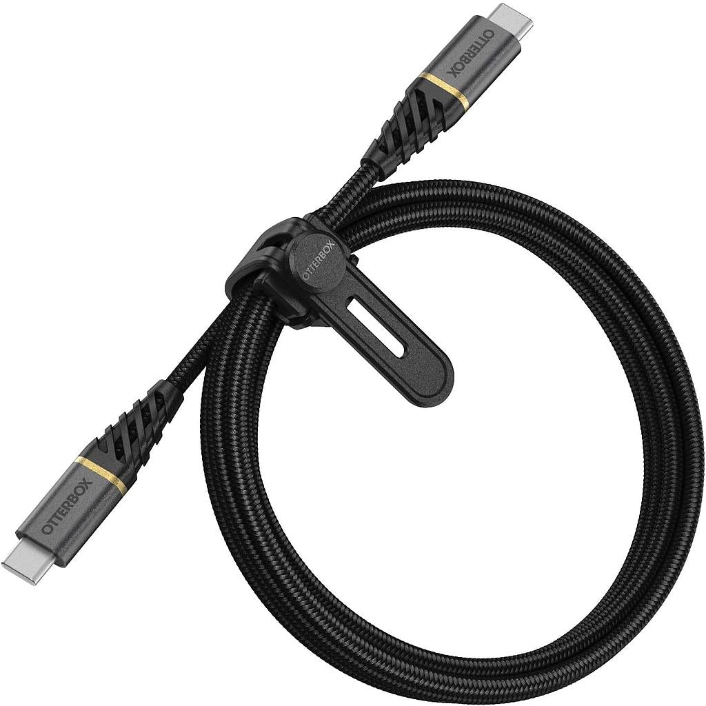 Otterbox Usb-C To Usb-C Fast Charge Cable – Premium 1 Meter - Black