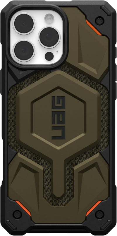 UAG Iphone 16 Pro Max Monarch Pro Kevlar Magsafe Case - Kevlar Element Green